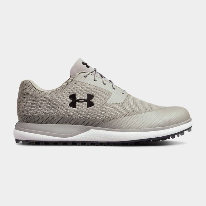 Under Armour Tour Tips Knit SL - Panske Golfove Topanky - Siva/Čierne